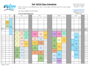 Enroll and Register for Fall classes NOW!